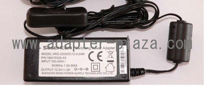 New SaGeMCOM XKD-Z2000IC12.0-24W 186476528-XX AC-DC Adaptor 12V 2A Switching Power Supply 5.5*2.1mm - Click Image to Close